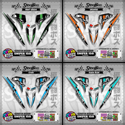 SNIPER 150 VIETNAM DECALS ( SCRATCH DESIGN )【WITH FREEBIES】