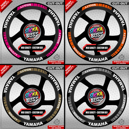 MIO SOULTY MAG STICKER SET ( 2 MAGS ) - CUSTOM 001 | VINYL WATERPROOF CUT-OUT DECALS