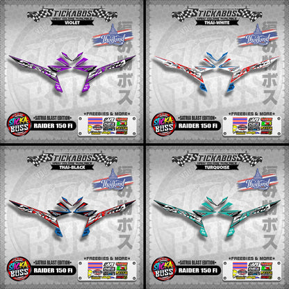 SUZUKI RAIDER 150 Fi Thai Decals ( Satria Blast Edition )【WITH FREEBIES】Thailand Concept