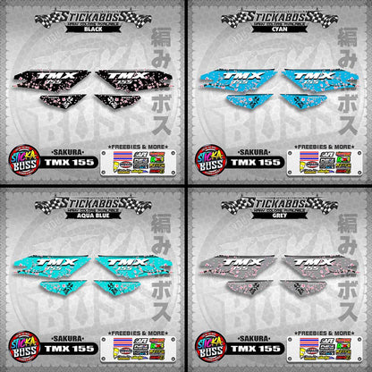 TMX 155 STICKER DECALS ( SAKURA )【WITH FREEBIES】