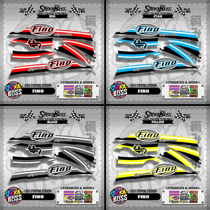 FINO DECALS ( 2013 STRIPING STICKER )【WITH FREEBIES】