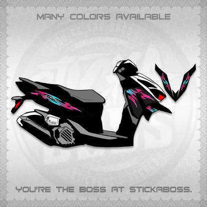 CLICK 125 V4 INDO VARIO DECALS (2026 NUSANTARA STRIPING) STICKER DECALS By STICKABOSS