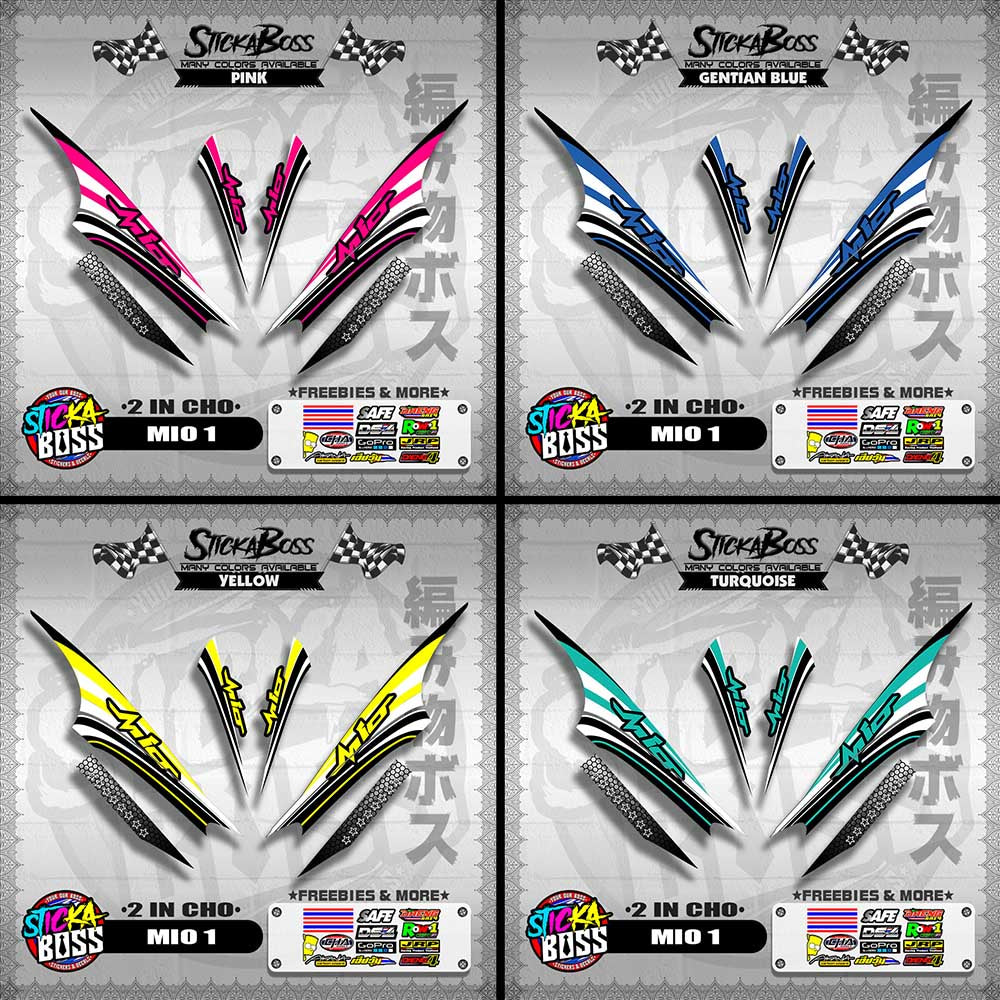 MIO 1 DECALS ( 2 IN CHO )【WITH FREEBIES】