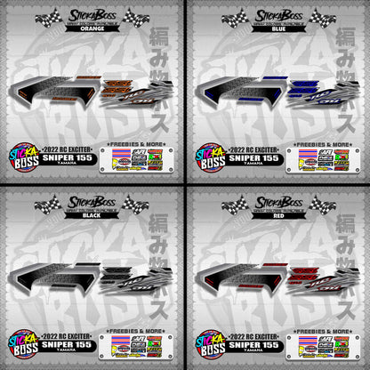 SNIPER 155 DECALS ( 2022 RC EXCITER )【WITH FREEBIES】