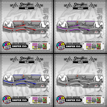 SNIPER 155 DECALS ( EXCITER MOVISTAR )【WITH FREEBIES】
