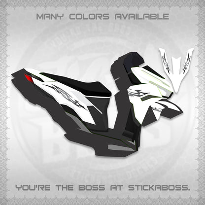 CLICK 125 V3 INDO VARIO FOR WHITE DECALS (2026 NUSANTARA STRIPING) STICKER DECALS By STICKABOSS