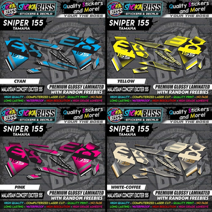SNIPER 155 New Stock Decals [ MALAYSIAN CONCEPT EXCITER 155 ]