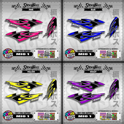 MIO 1 DECALS ( HOT FIRE RAPIDO )【WITH FREEBIES】