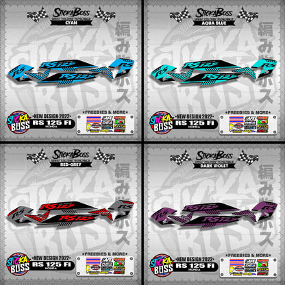 RS 125 Fi DECALS ( NEW DESIGN 2022 )【WITH FREEBIES】