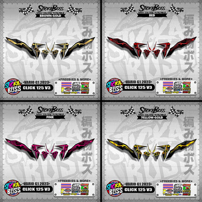 CLICK 125 V3 DECALS ( VARIO G1 2023 )【WITH FREEBIES】