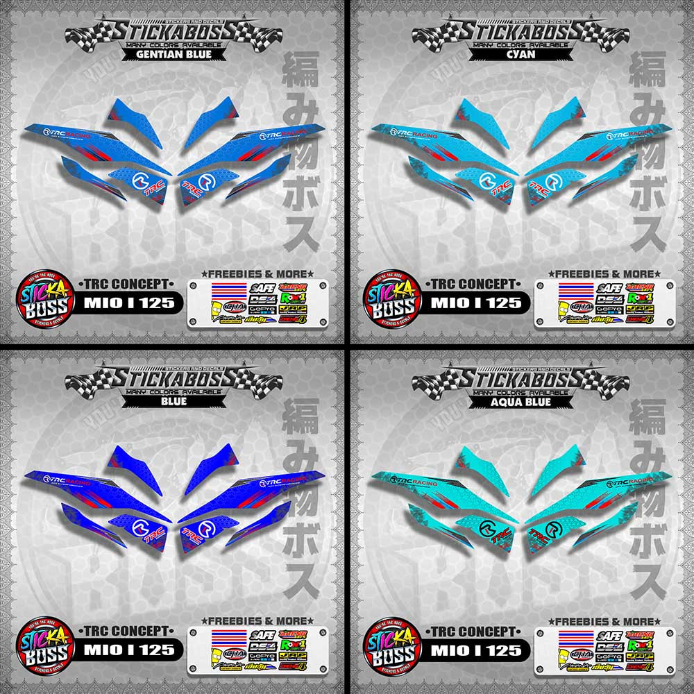 MIO I 125 STICKER DECALS ( TRC CONCEPT )【WITH FREEBIES】