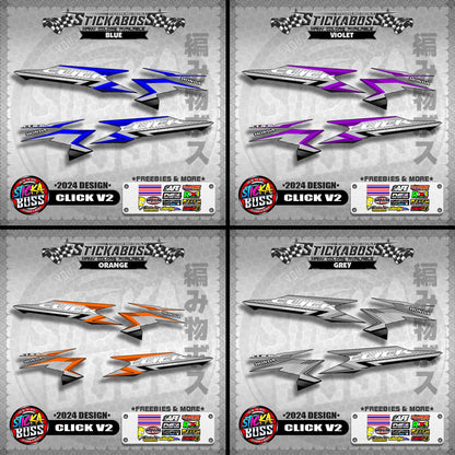 CLICK V2 STOCK DECALS ( 2024 DESIGN )【WITH FREEBIES】