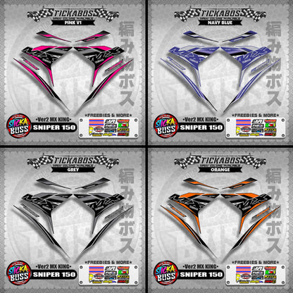 SNIPER 150 DECALS ( Ver2 MX KING )【WITH FREEBIES】MALAYSIAN CONCEPT/Y15ZR/EXCITER 150