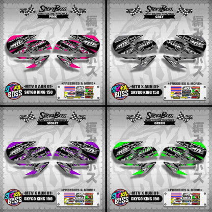 SKYGO KING 150 DECALS ( MTV X AUN 01 )【WITH FREEBIES】