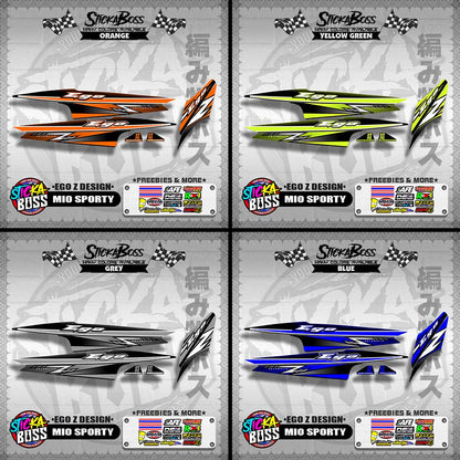 MIO SPORTY DECALS ( EGO Z DESIGN )【WITH FREEBIES】