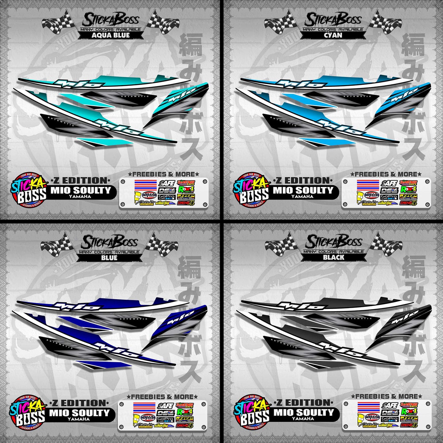 MIO SOULTY DECALS ( Z EDITION )【WITH FREEBIES】