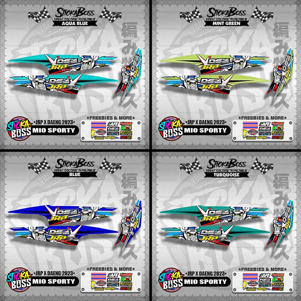 MIO SPORTY DECALS ( DAENG X JRP 2023 )【WITH FREEBIES】