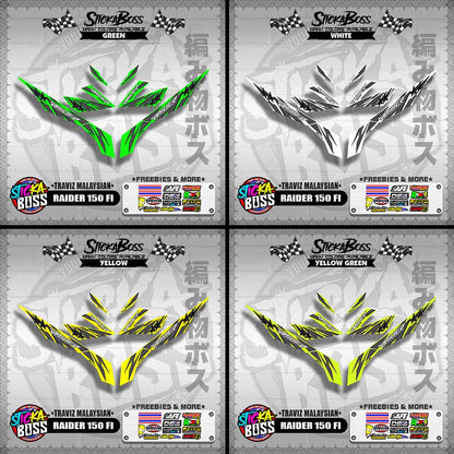 RAIDER 150 FI DECALS ( TRAVIZ MALAYSIAN )【WITH FREEBIES】