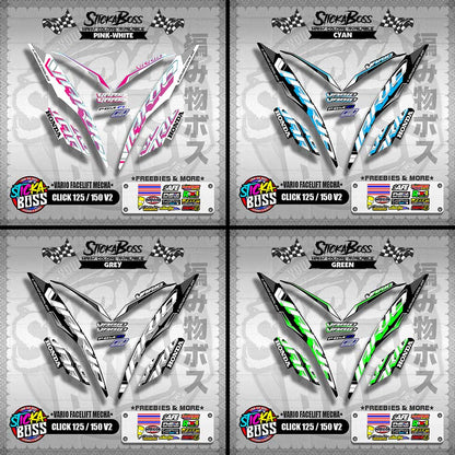 CLICK 125 / 150 V2 DECALS ( VARIO FACELIFT MECHA )【WITH FREEBIES】
