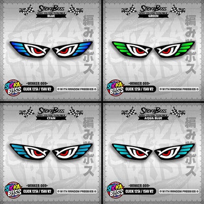 CLICK 125i / 150i V2 (WINKER 009) TRANSPARENT【WITH FREEBIES】