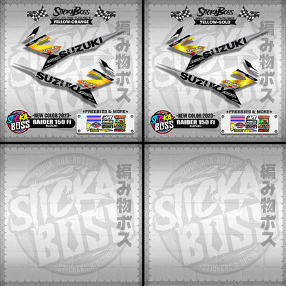RAIDER 150 Fi DECALS ( NEW COLOR 2023 )【WITH FREEBIES】