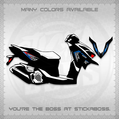 CLICK 125 V4 VIETNAM DECALS (2026 TERBARU MOTIF DESIGN) STICKER KITS BY STICKABOSS