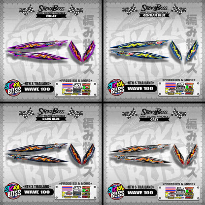 WAVE 100 DECALS ( NTN S THAILAND )【WITH FREEBIES】