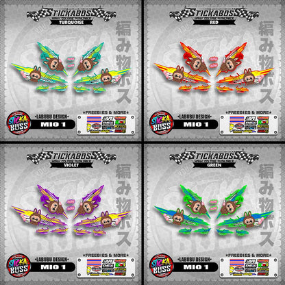 MIO 1 STICKER DECALS ( LABUBU DESIGN )【WITH FREEBIES】