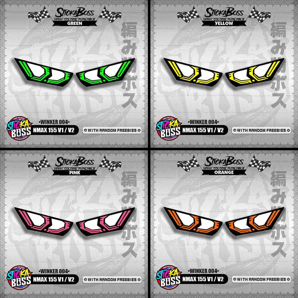 NMAX 155 V1 / V2 (WINKER 004) TRANSPARENT【WITH FREEBIES】