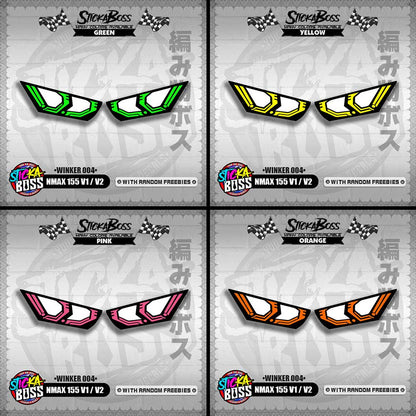 NMAX 155 V1 / V2 (WINKER 004) TRANSPARENT【WITH FREEBIES】