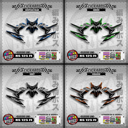 RS 125 FI DECALS ( CLASSIC LINE)【WITH FREEBIES】