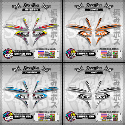 SNIPER 150 DECALS ( 20TH YEARS ANNIVERSARY )【WITH FREEBIES】