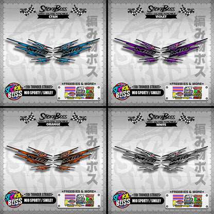 MIO SPORTY / SMILEY DECALS ( 110i THUNDER STRIKES )【WITH FREEBIES】