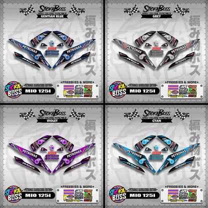 MIO 125i DECALS ( PETRONAS BARRACUDA EDITION )【WITH FREEBIES】