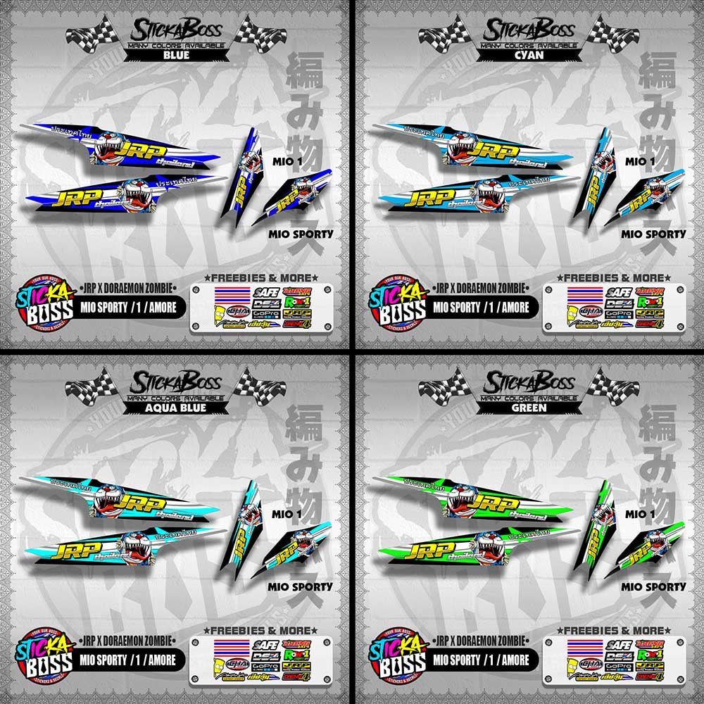 MIO SPORTY / 1 / AMORE DECALS ( JRP X DORAEMON ZOMBIE )【WITH FREEBIES】
