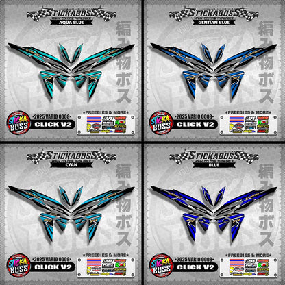 CLICK V2 INDO STICKER DECALS ( 2025 VARIO 0008 )【WITH FREEBIES】