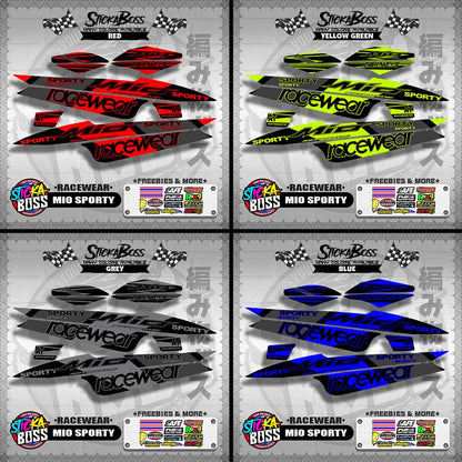 MIO SPORTY DECALS ( RACEWEAR )【WITH FREEBIES】