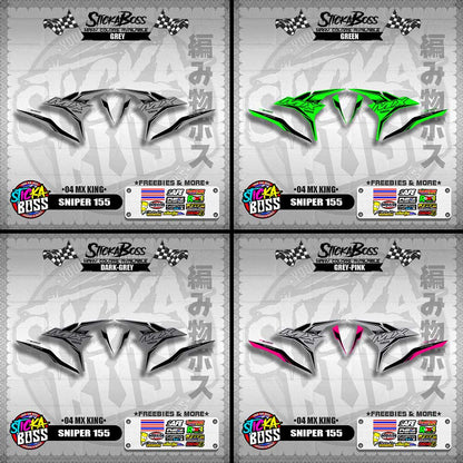 SNIPER 155 DECALS ( 04 MX KING )【WITH FREEBIES】
