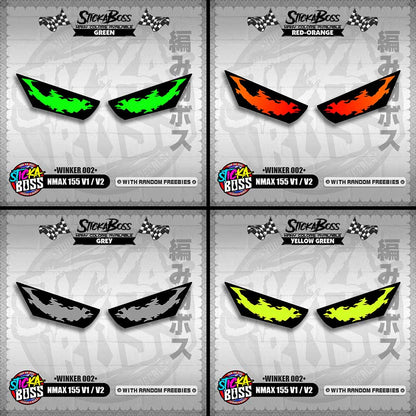 NMAX 155 V1 / V2 (WINKER 002) TRANSPARENT【WITH FREEBIES】