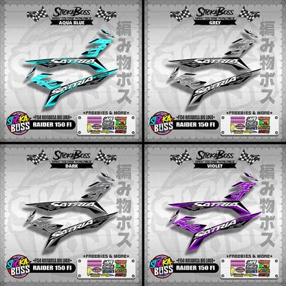 RAIDER 150 FI DECALS ( F150 HAYABUSA BIG LOGO )【WITH FREEBIES】