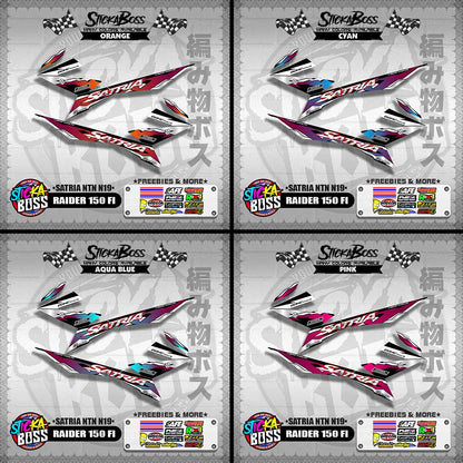 RAIDER 150 FI DECALS ( SATRIA NTN N19 )【WITH FREEBIES】