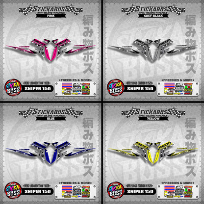 SNIPER 150 DECALS ( VER2 LOGO EDITION Y15ZR )【WITH FREEBIES】MALAYSIAN CONCEPT/ EXCITER 150