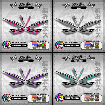 SNIPER 150 DECALS ( NTN Y15ZR )【WITH FREEBIES】
