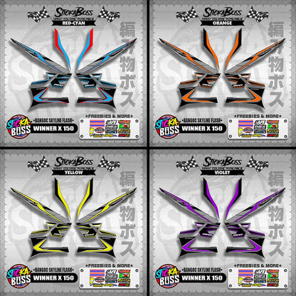 WINNER X 150 DECALS ( BANGOC SKYLINE FLASH )【WITH FREEBIES】