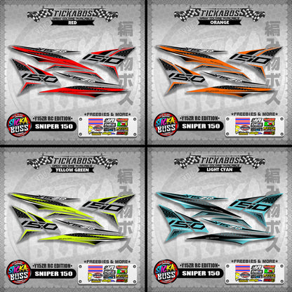 SNIPER 150 STICKER DECALS ( Y15ZR RC EDITION )【WITH FREEBIES】