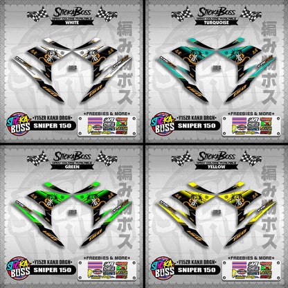 SNIPER 150 DECALS ( Y15ZR KANJI DRGN )【WITH FREEBIES】