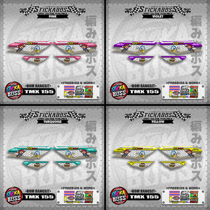 TMX 155 DECALS ( BOM RANGSIT )【WITH FREEBIES】