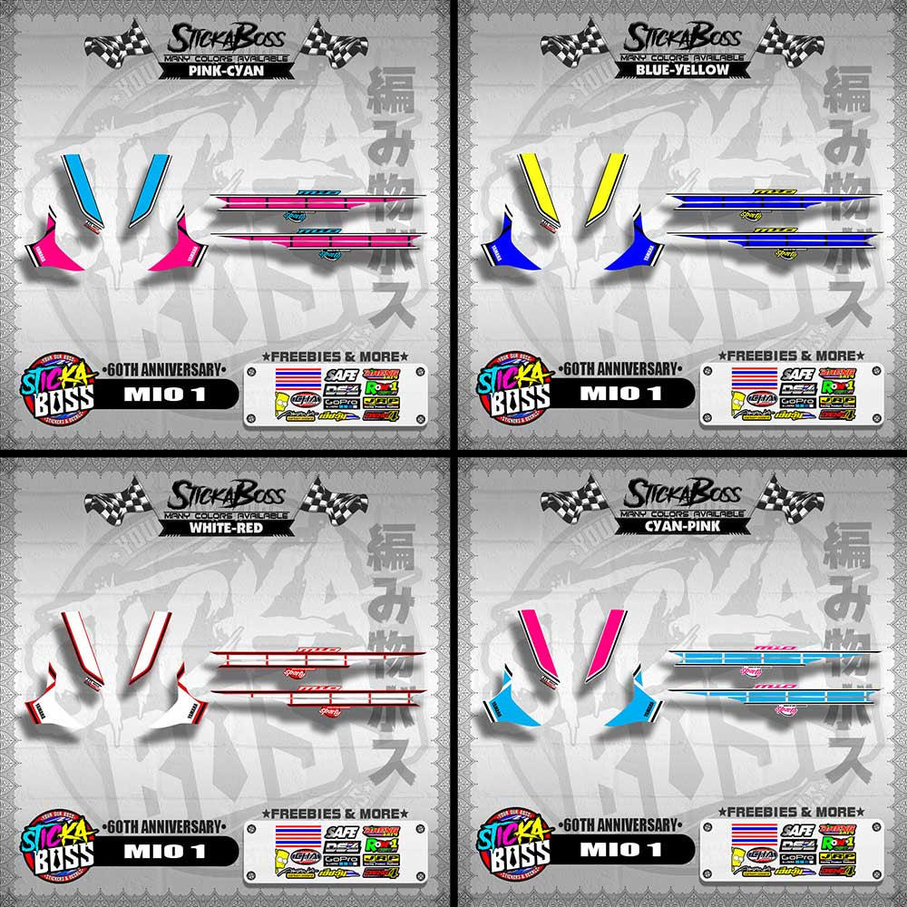 MIO 1 DECALS ( 60TH ANNIVERSARY )【WITH FREEBIES】