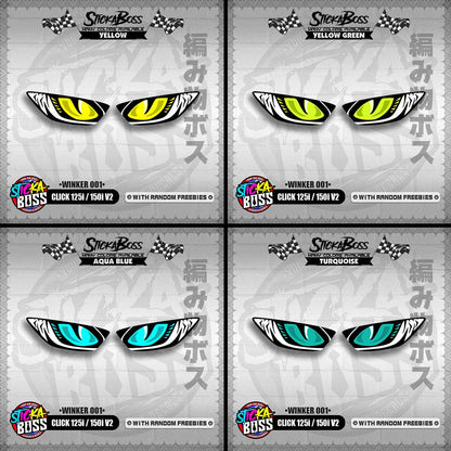 CLICK 125i / 150i V2 (WINKER 001) TRANSPARENT【WITH FREEBIES】