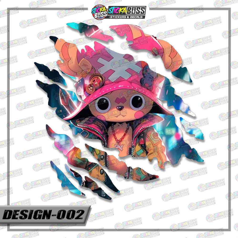 ONE PIECE PART 1 | ANIME SCRATCH STICKER【VINYL PRINTED】( LAMINATED / WATERPROOF )【Stickaboss】